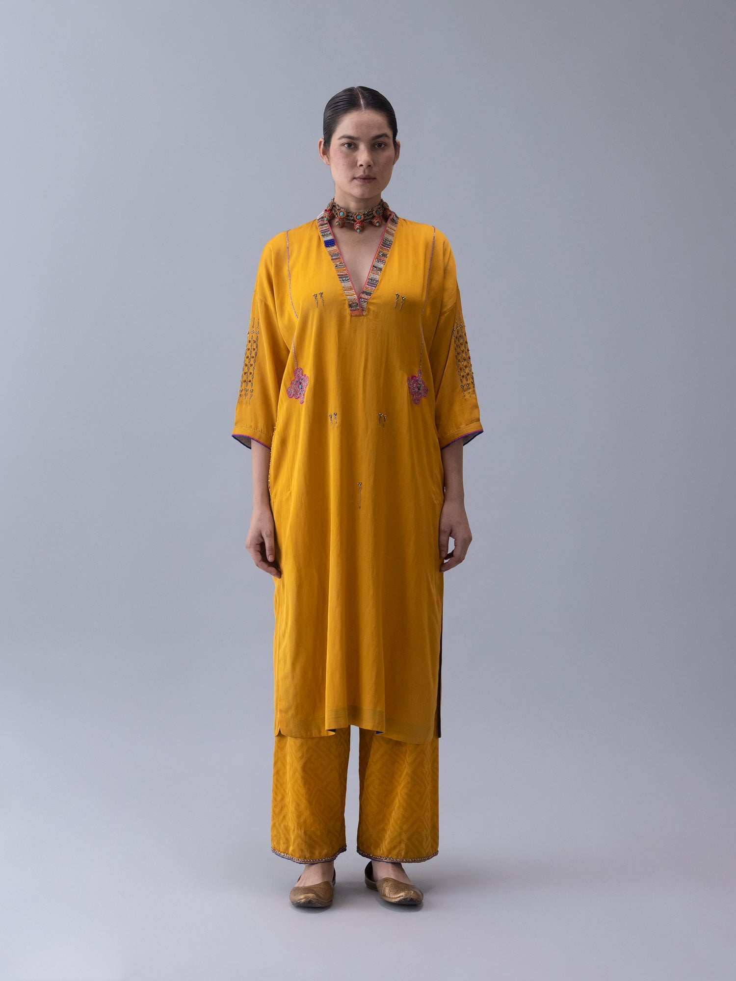 Joma Yellow Kaftan