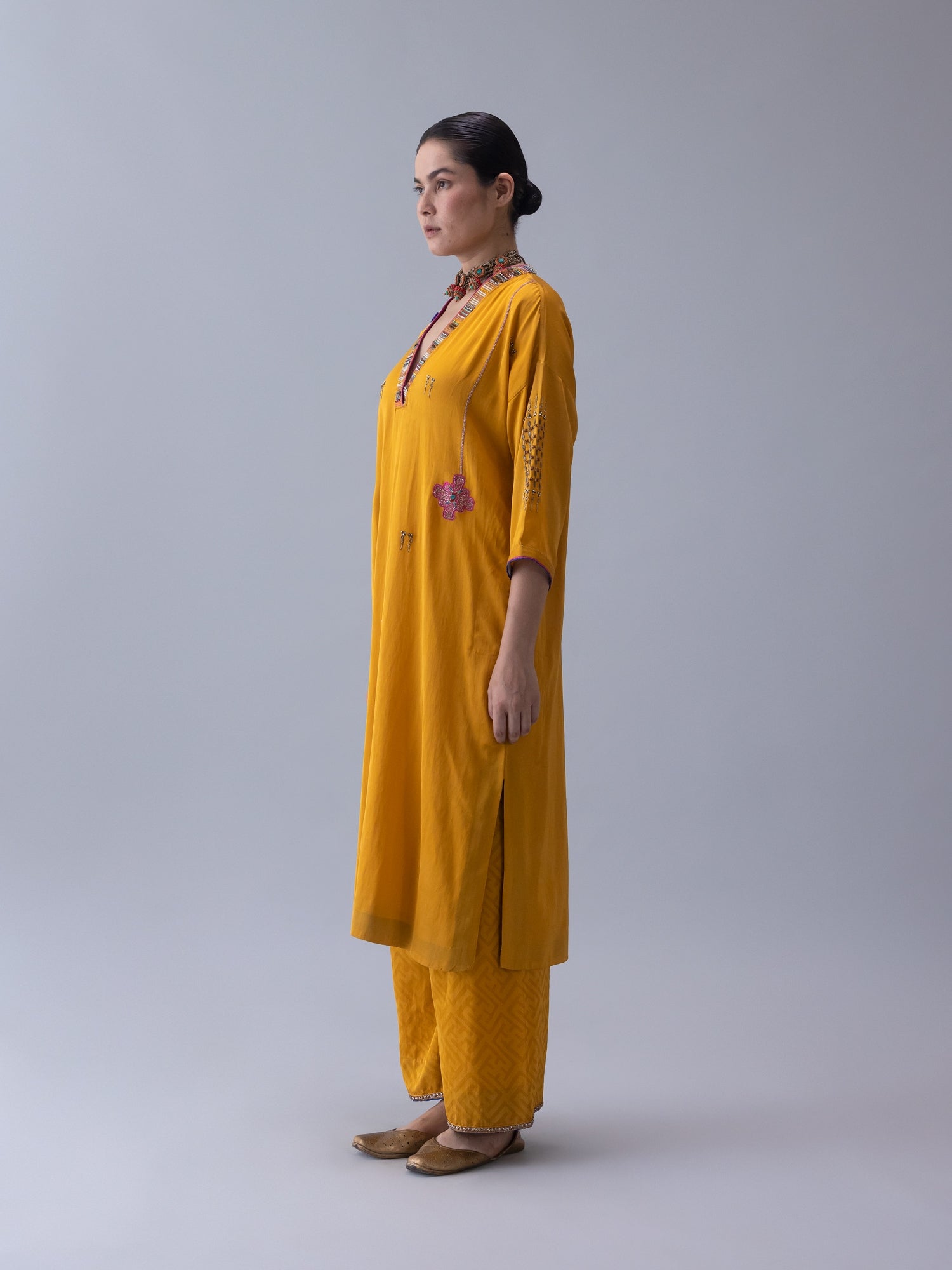 Joma Yellow Kaftan