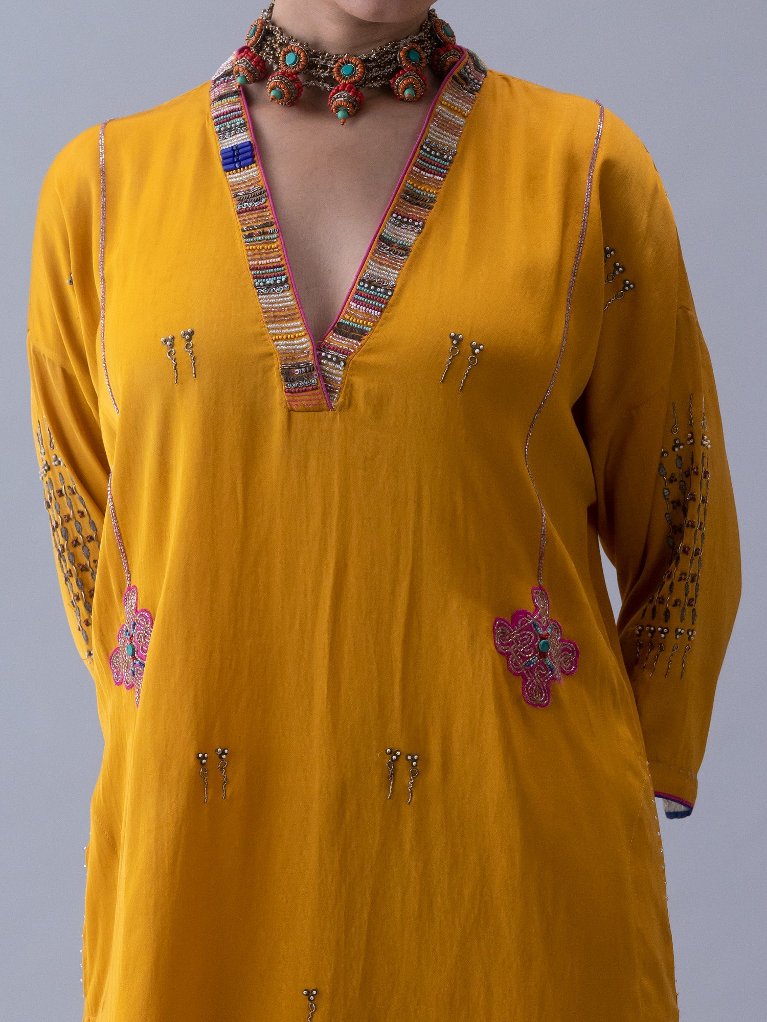 Joma Yellow Kaftan