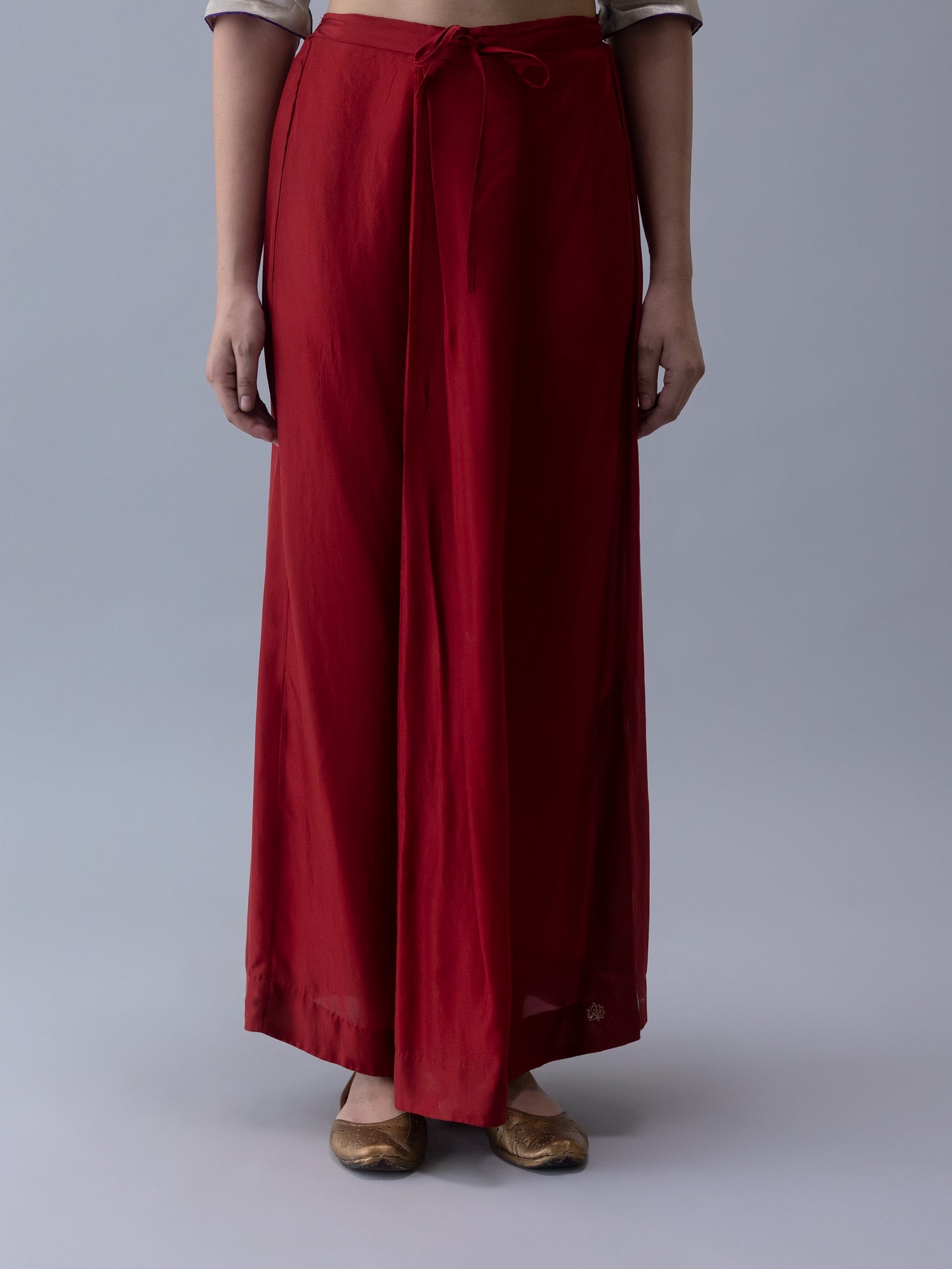 Lhaden Deep Red Skirt