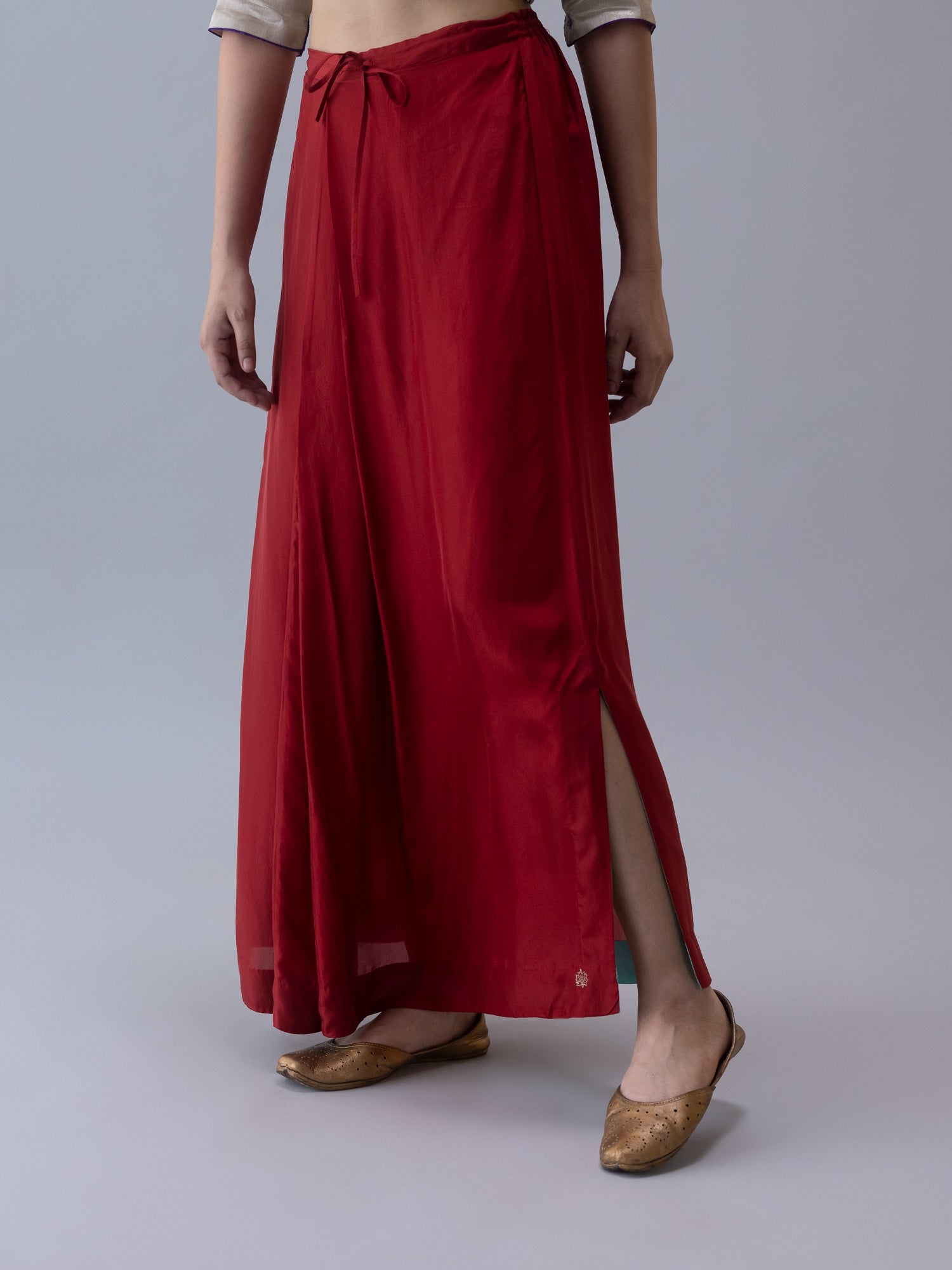 Lhaden Deep Red Skirt
