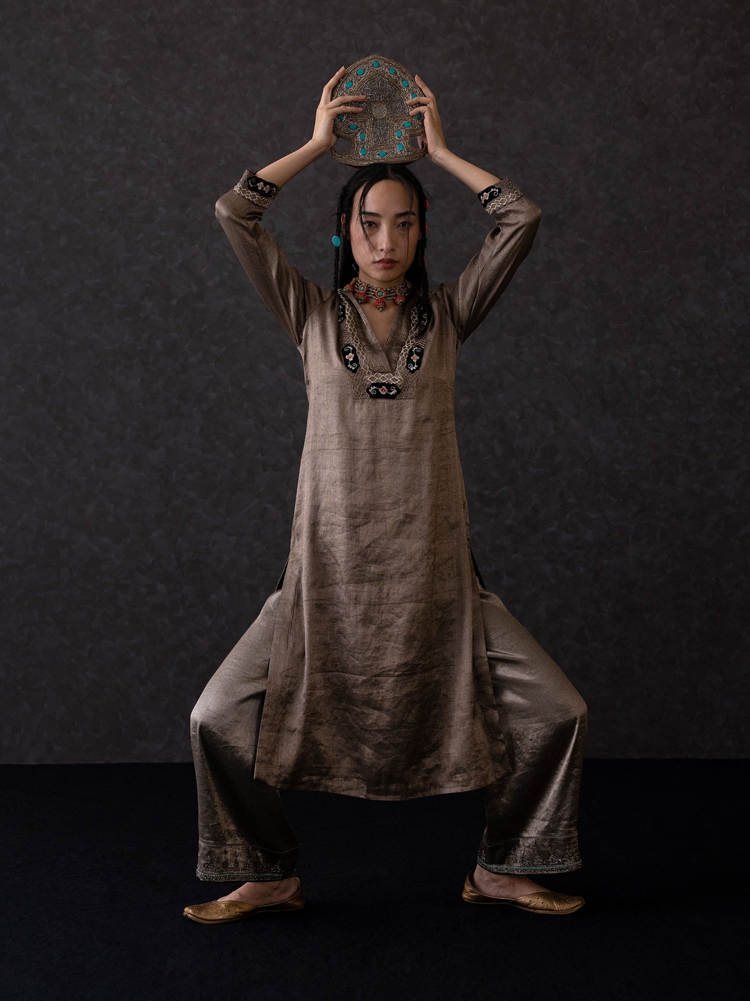 Gyatso Metallic Kurta