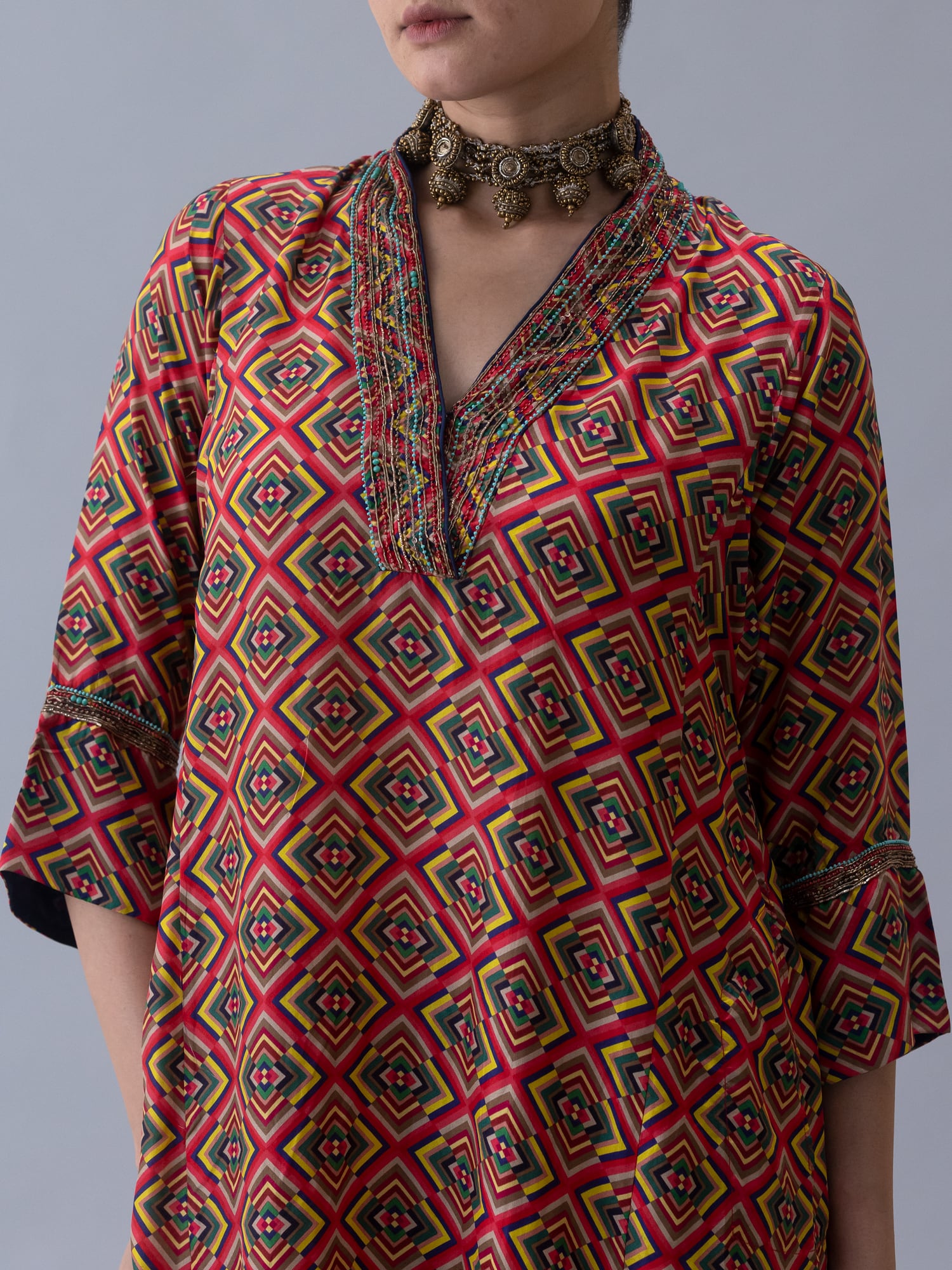 Khamtie Multi Kurta