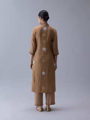 Qin Beige Kurta