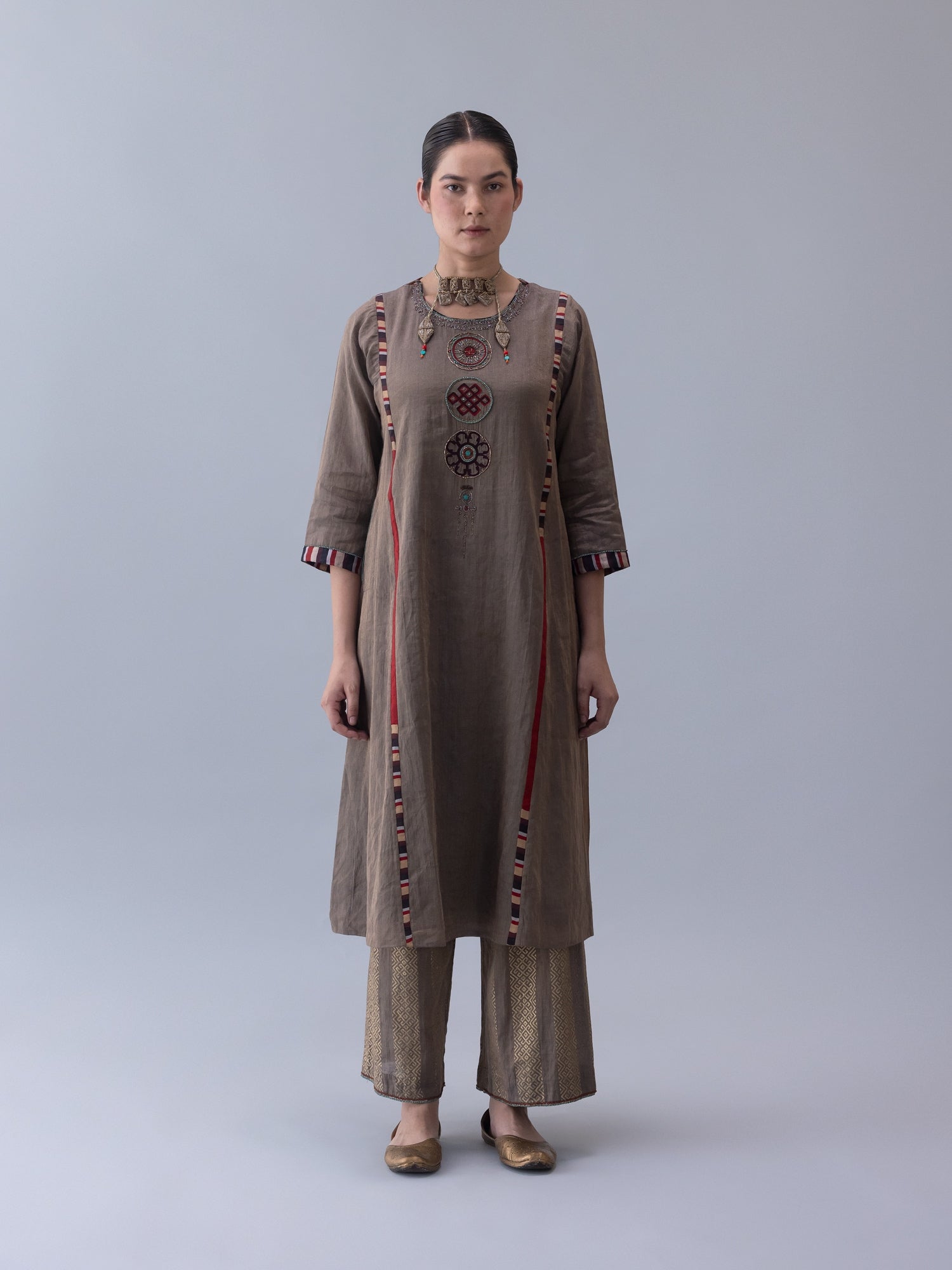 Serdok Charcoal Kurta