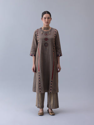 Serdok Charcoal Kurta