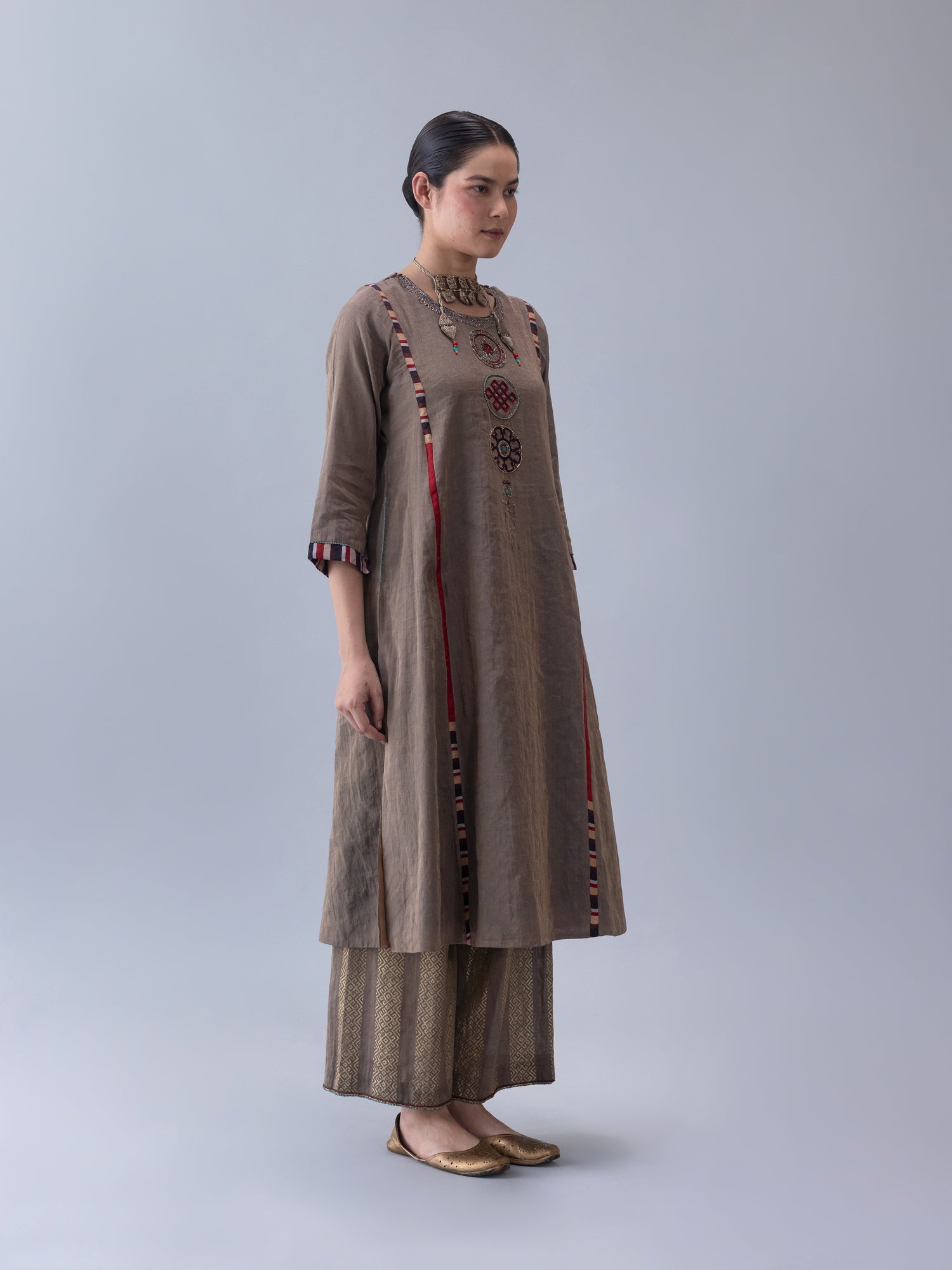 Serdok Charcoal Kurta