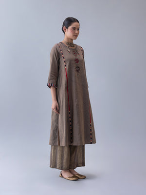 Serdok Charcoal Kurta
