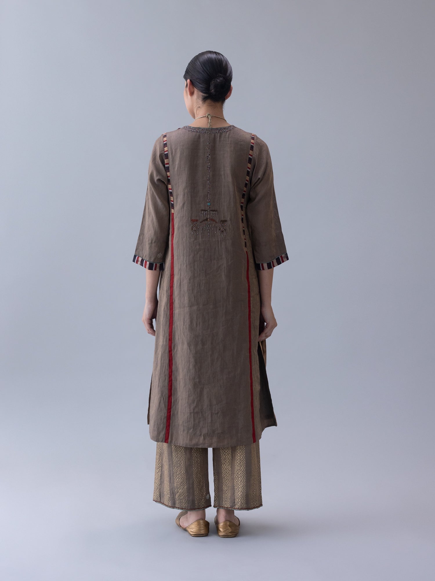 Serdok Charcoal Kurta