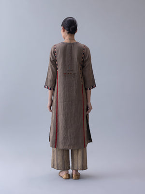 Serdok Charcoal Kurta
