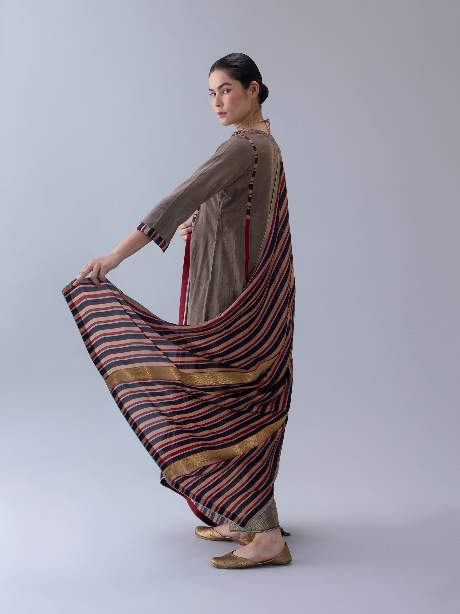 Serdok Charcoal Kurta