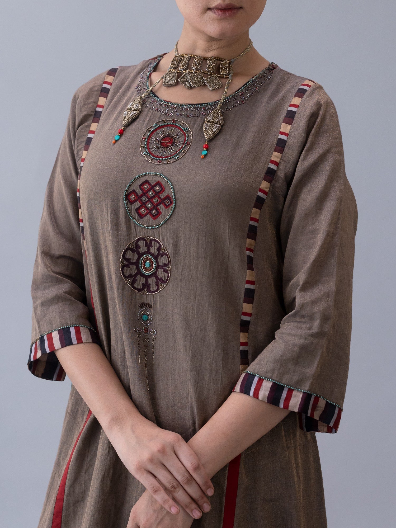 Serdok Charcoal Kurta