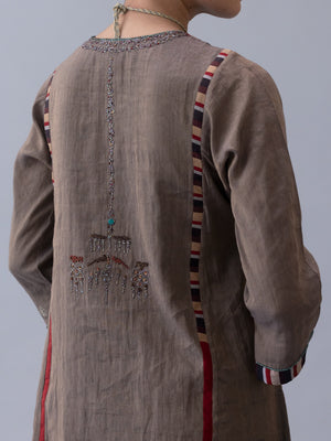 Serdok Charcoal Kurta