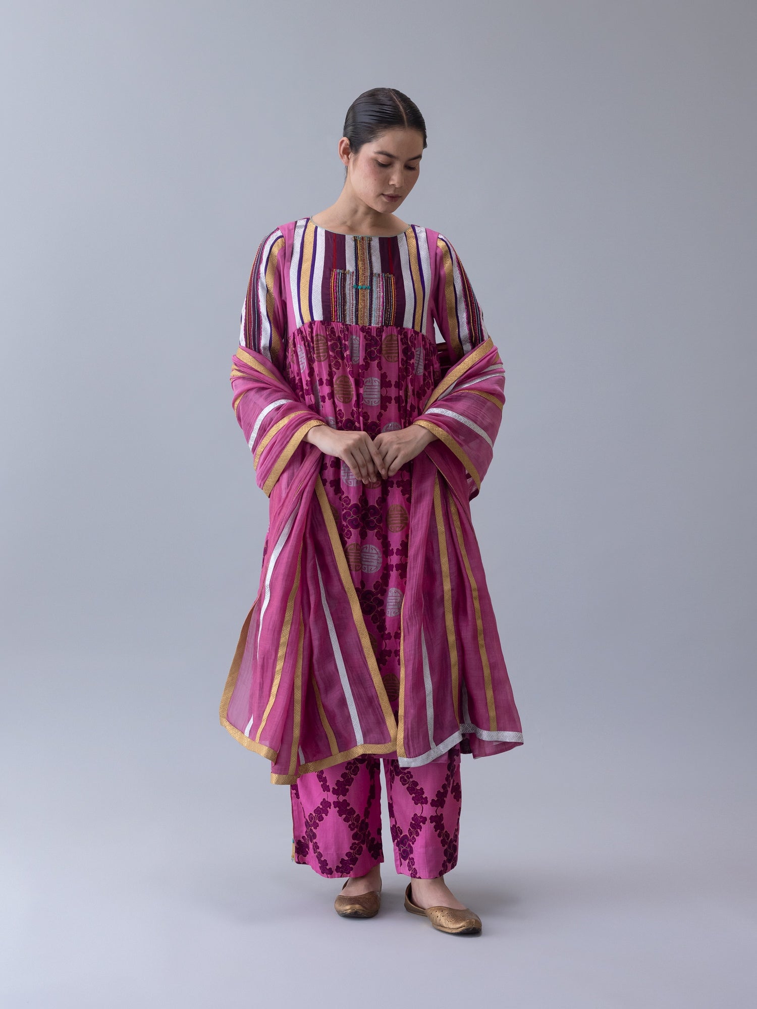 Bodhi Pink Dupatta
