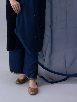 Jokhang Indigo Dupatta