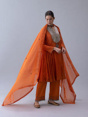 Leah Orange Dupatta
