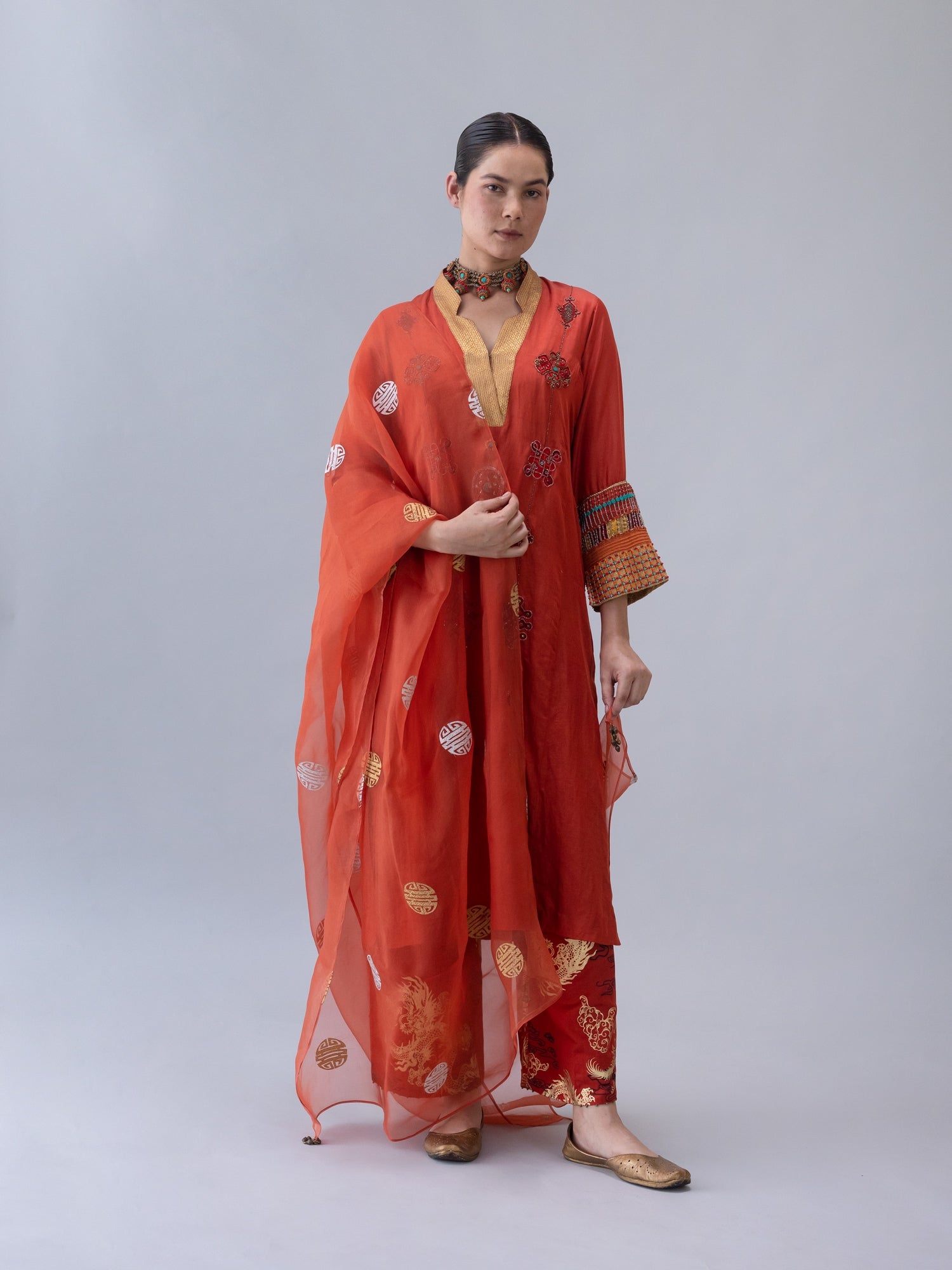 Namkha Rust Dupatta