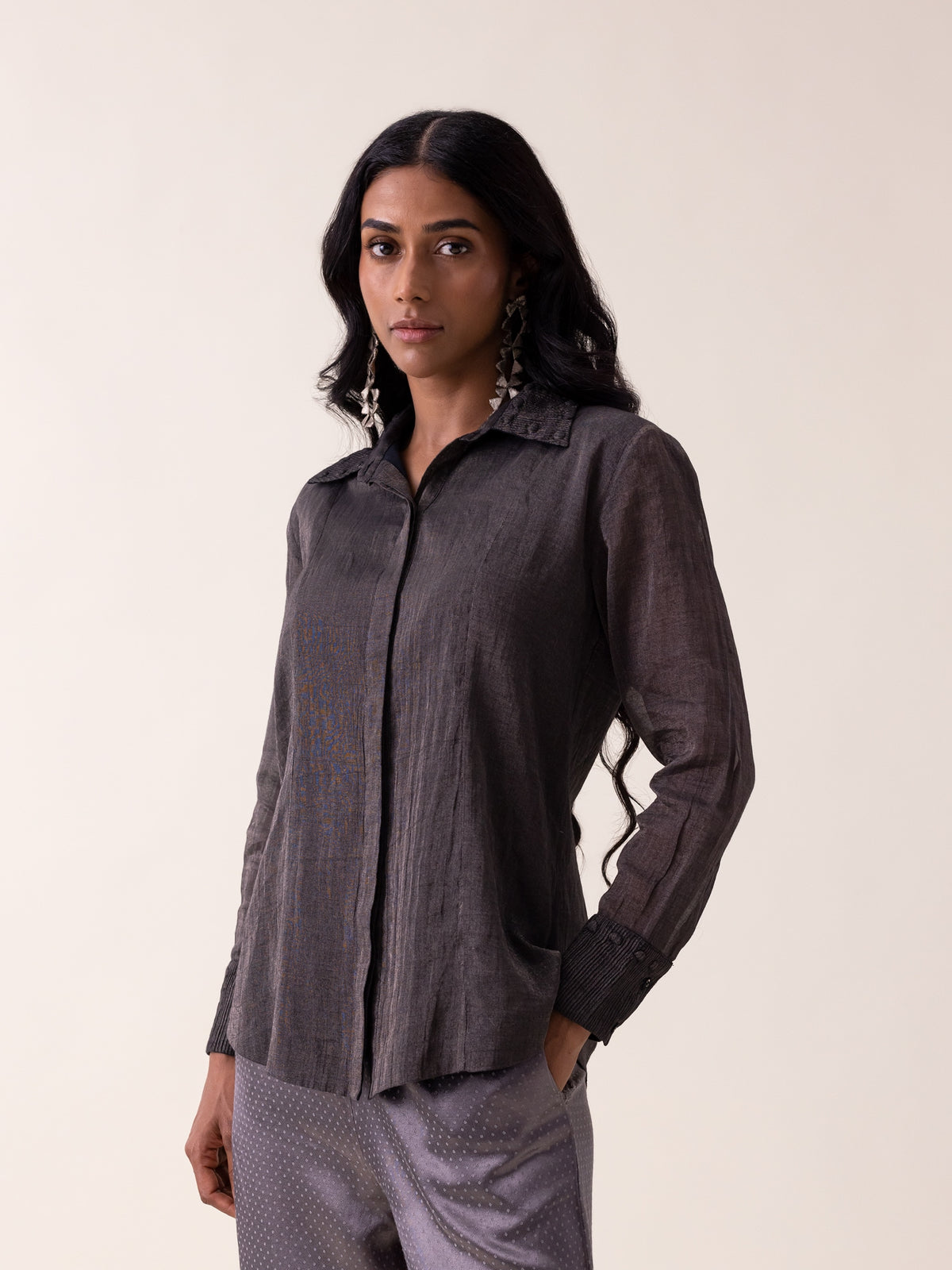 Claretta Charcoal Shirt