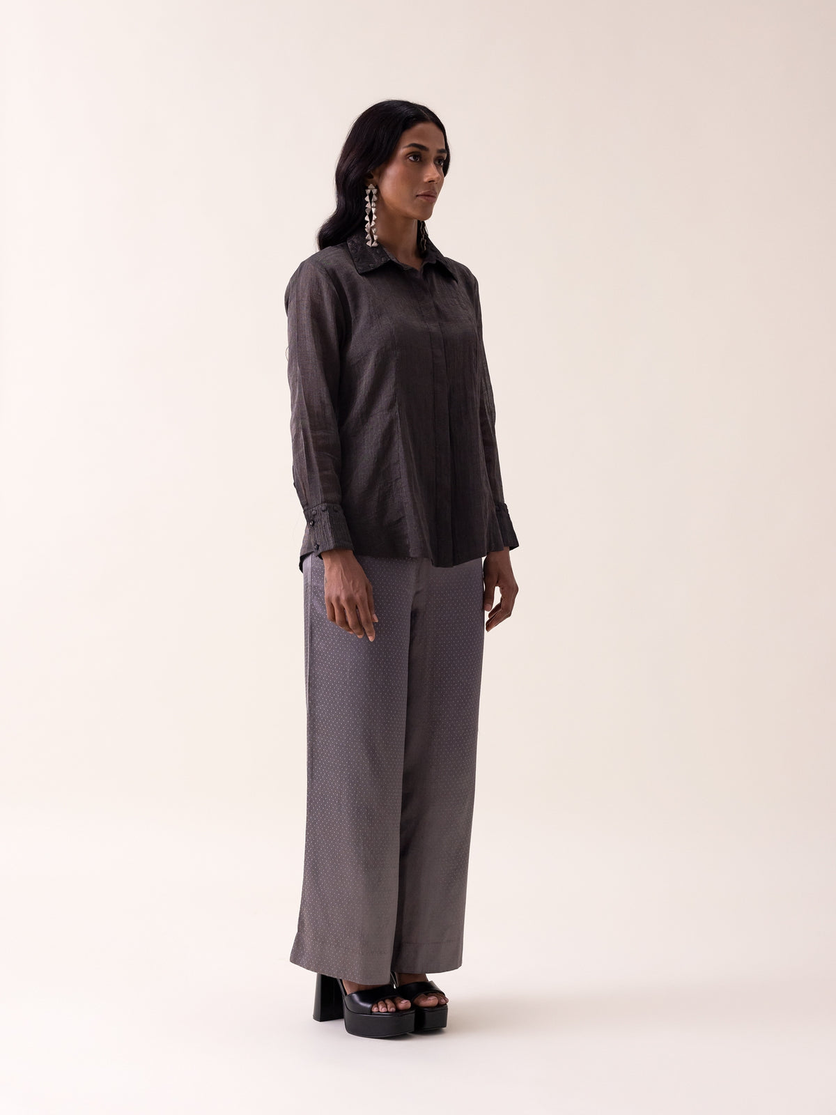 Claretta Charcoal Shirt