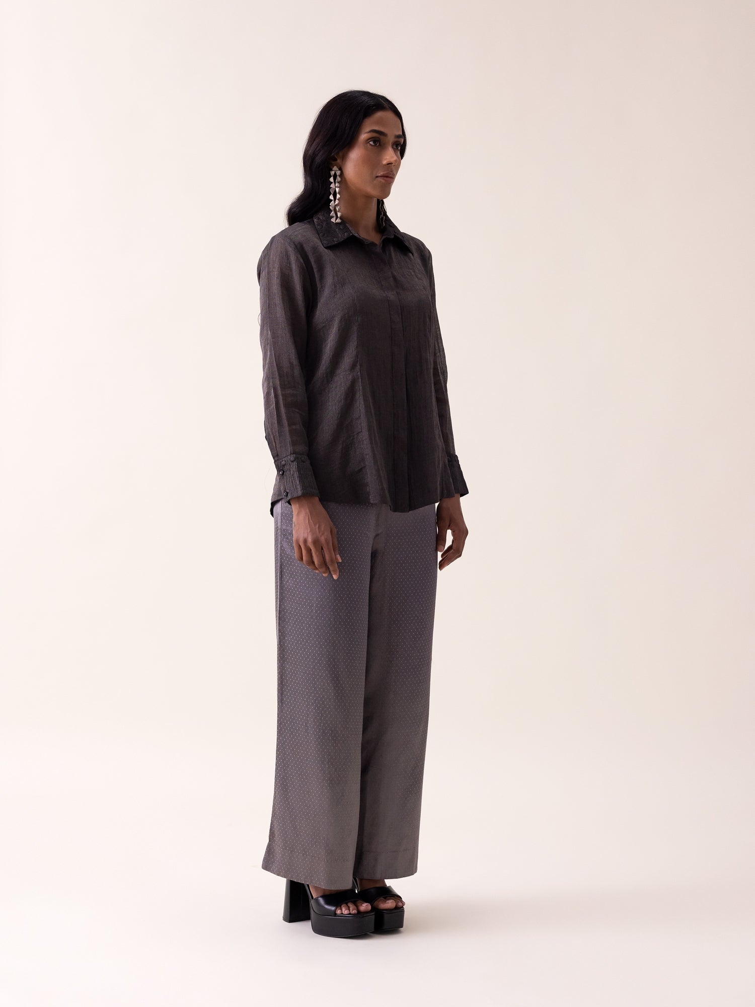 Claretta Charcoal Shirt