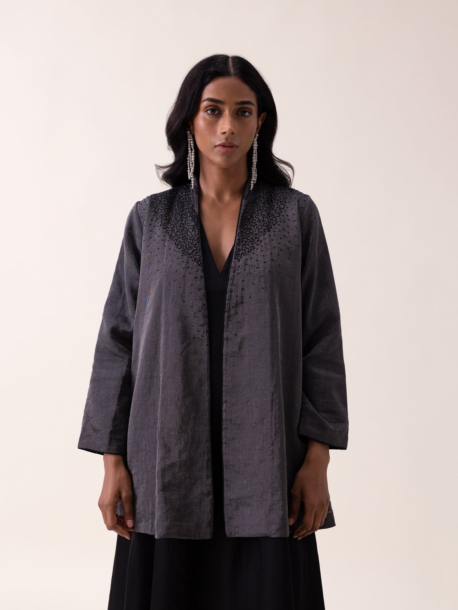 Jasper Charcoal Cape