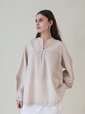 Beju Beige Top