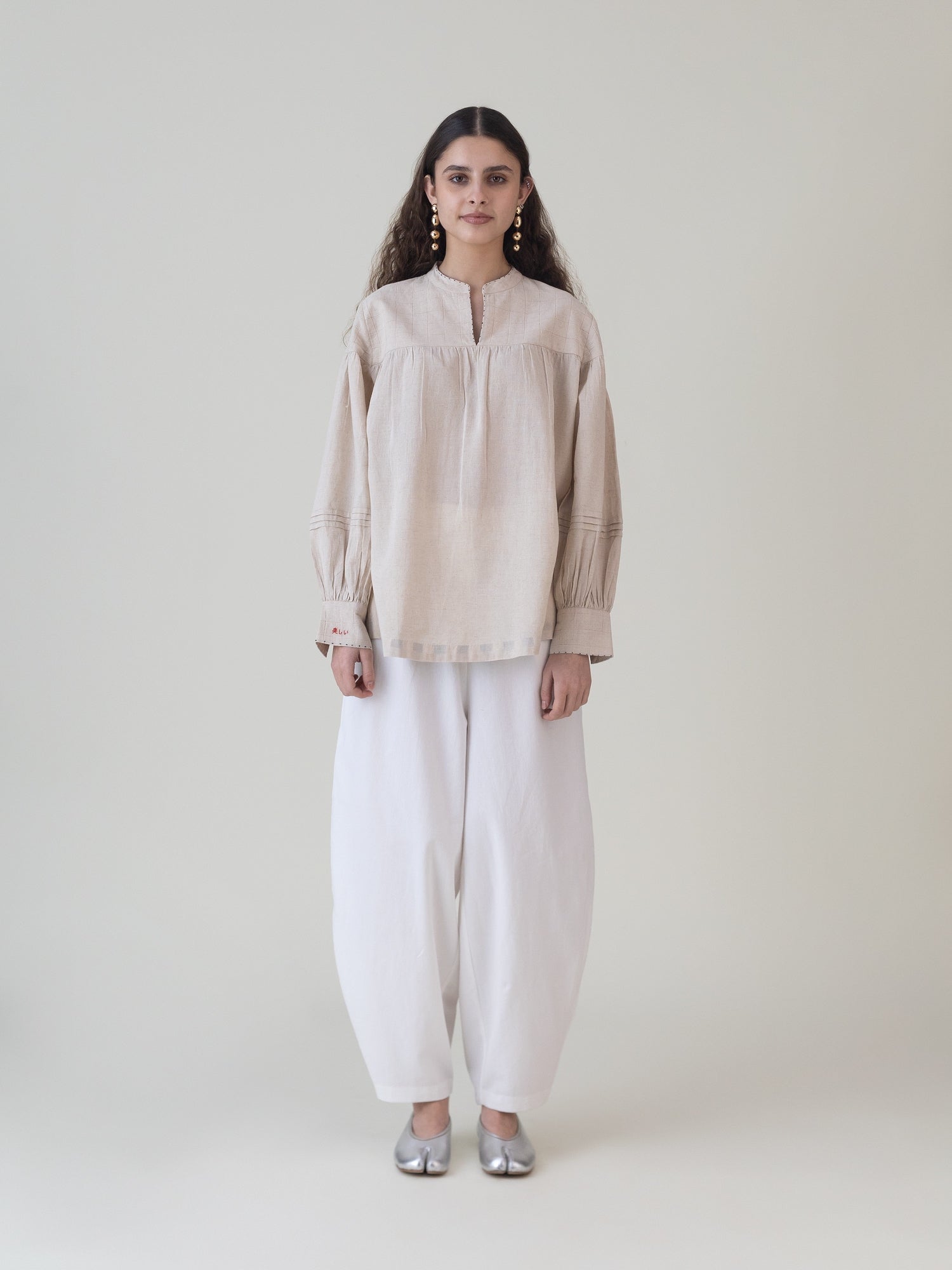 Beju Beige Top