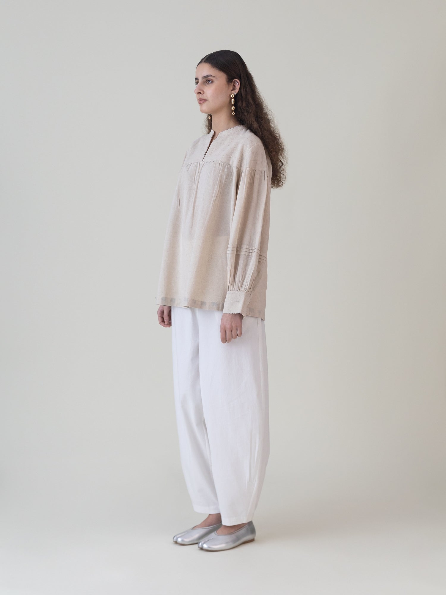 Beju Beige Top