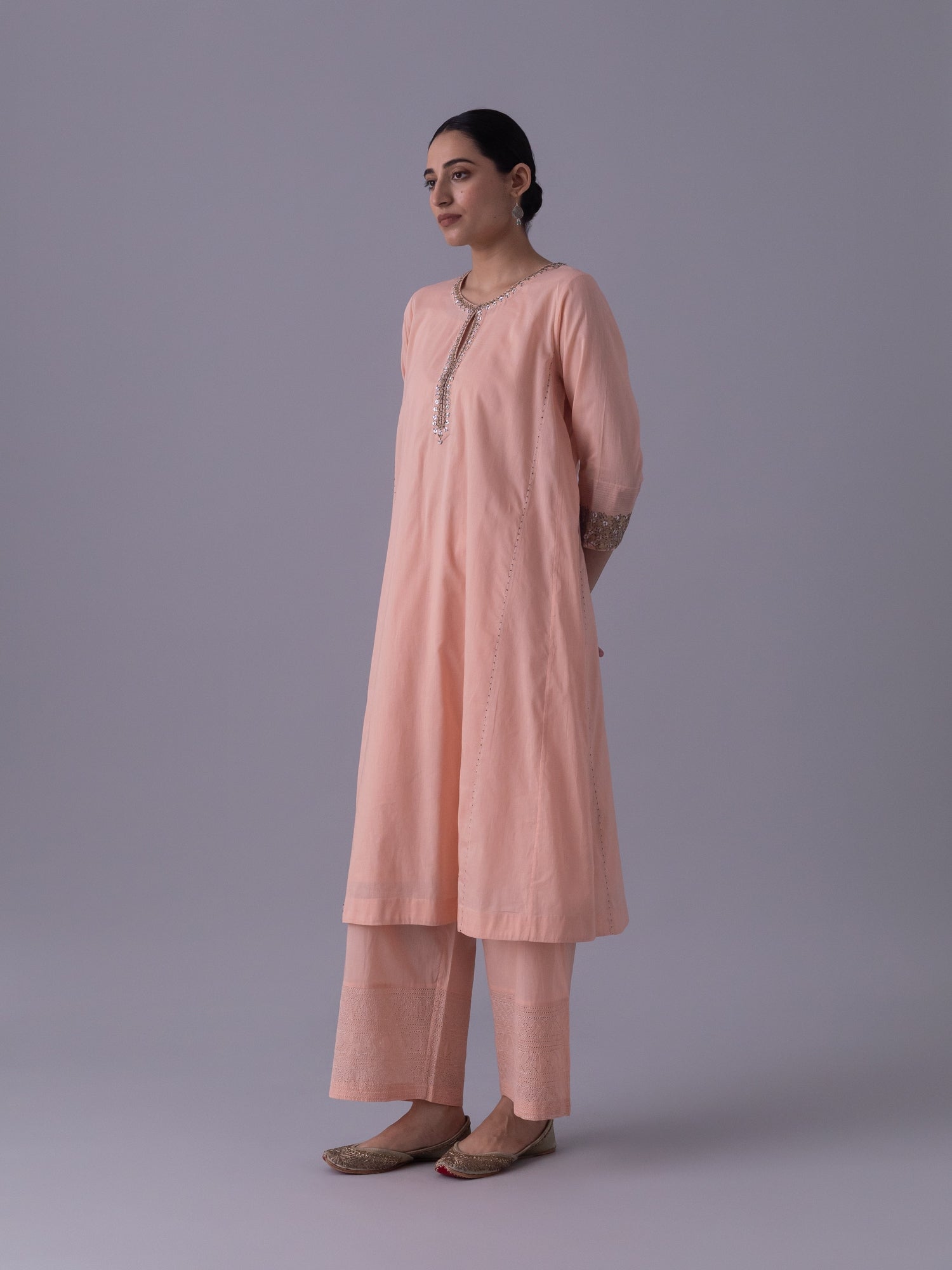 Vriksha Nude Kurta