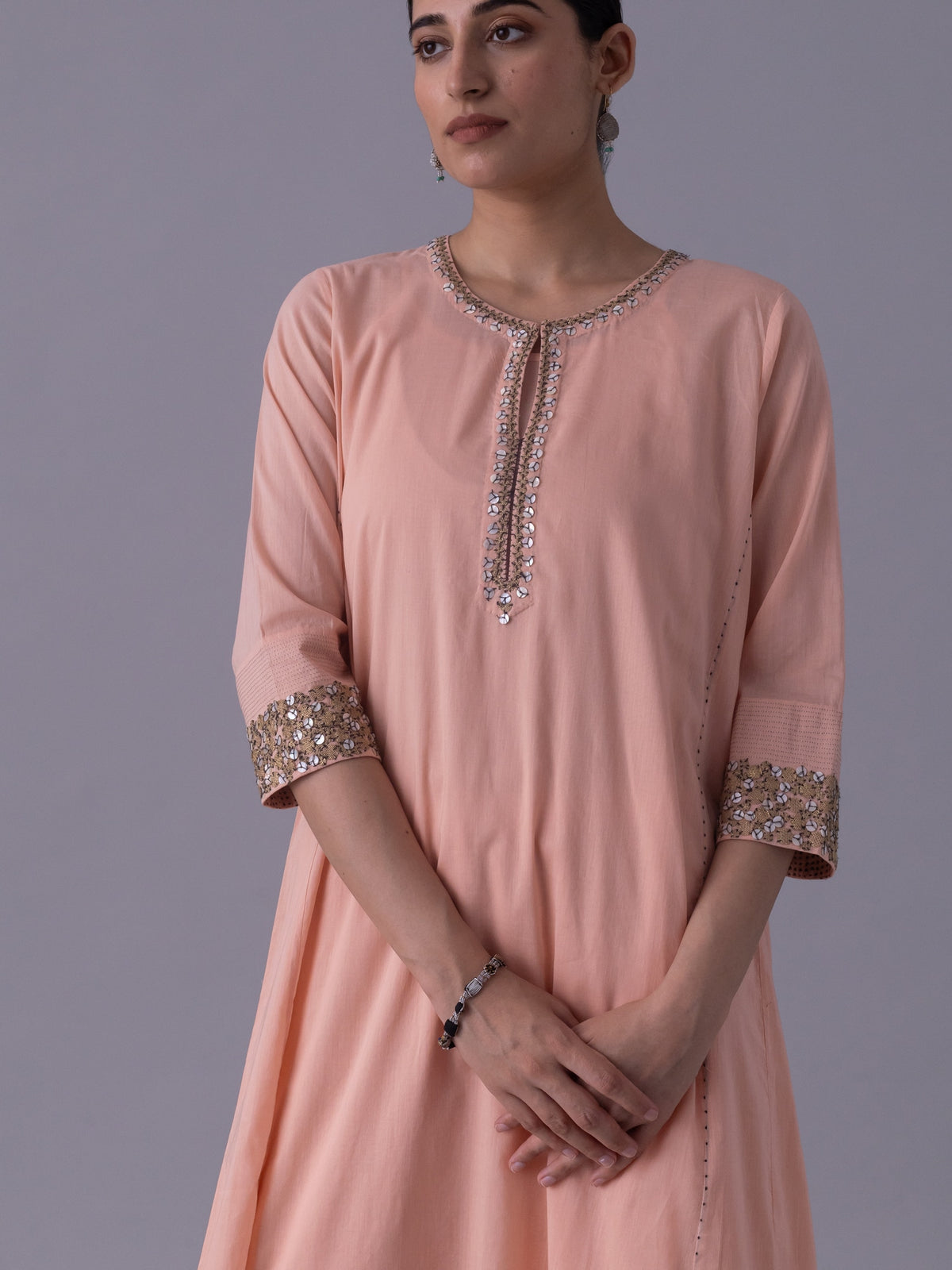 Vriksha Nude Kurta