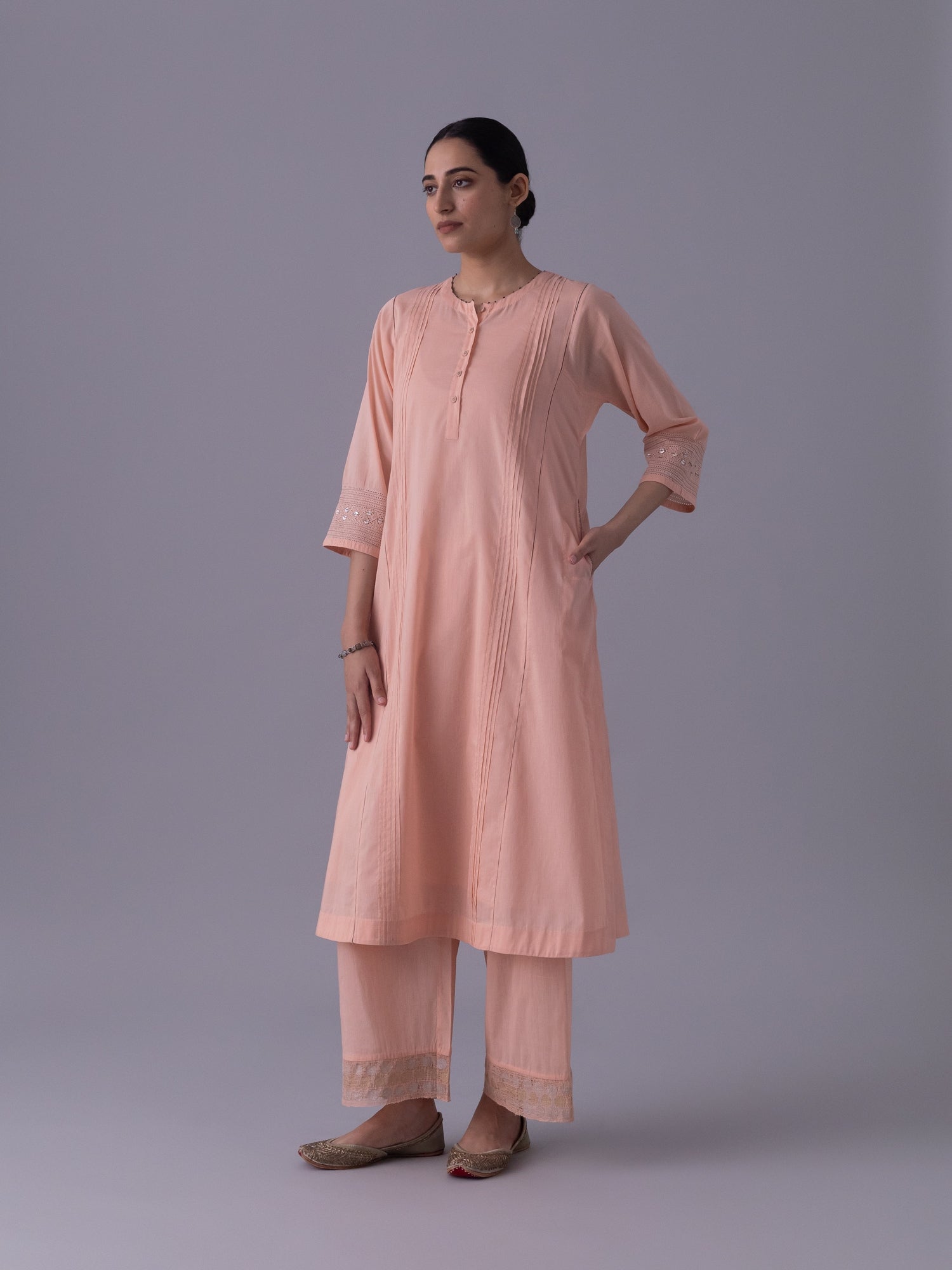 Sukoon Nude Kurta