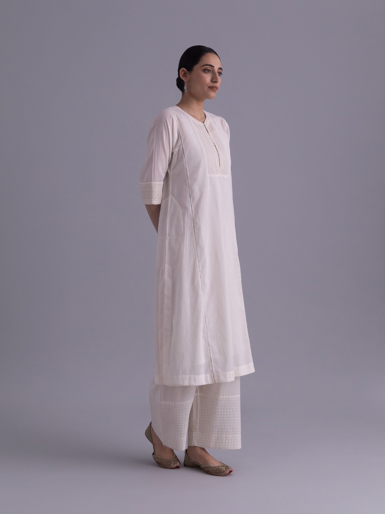Tarab  Natural Kurta