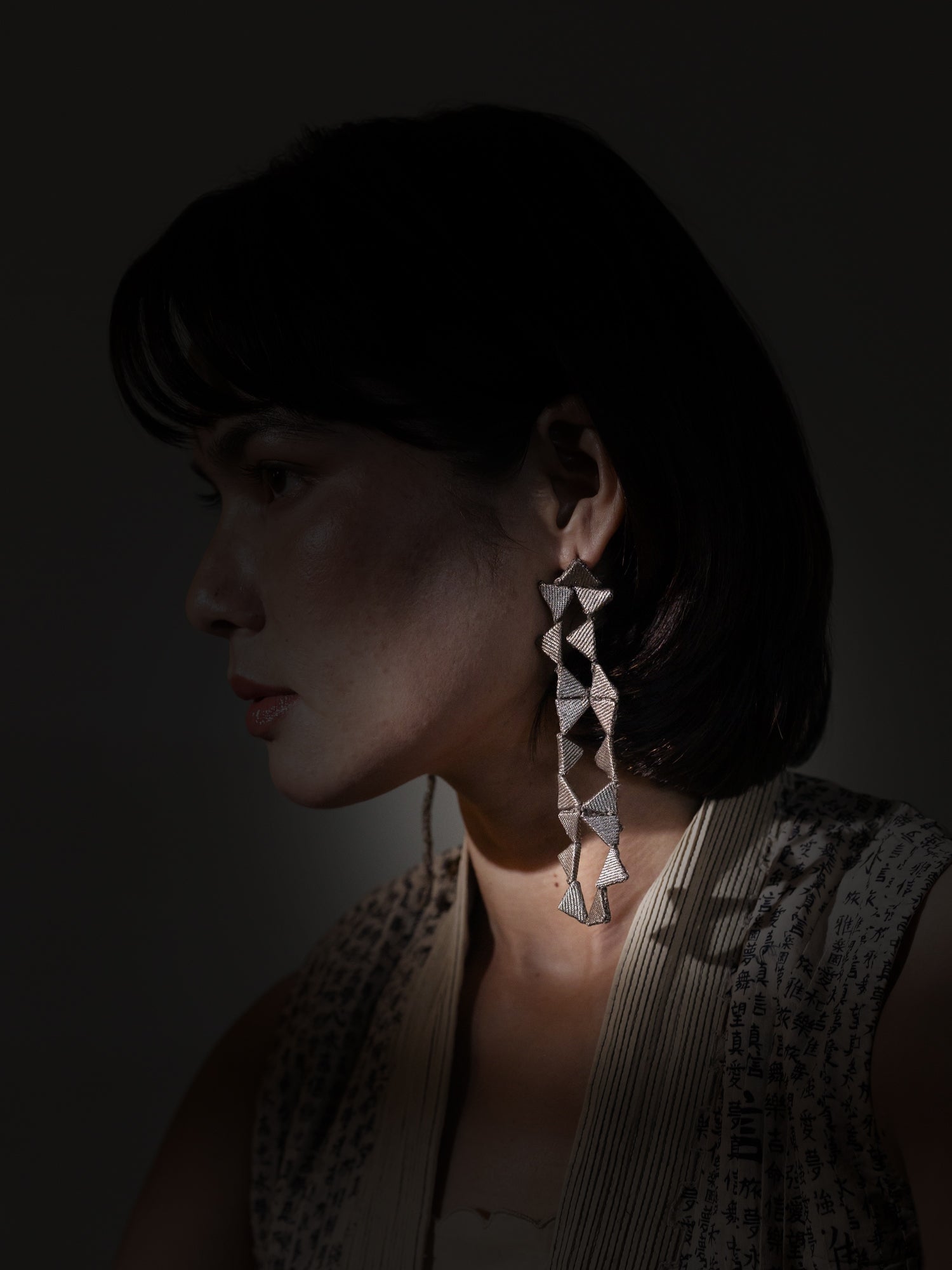 Shakudo Earrings
