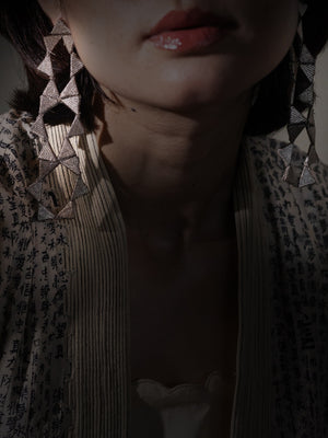 Shakudo Earrings