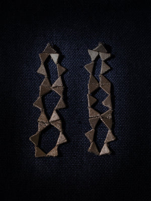 Shakudo Earrings