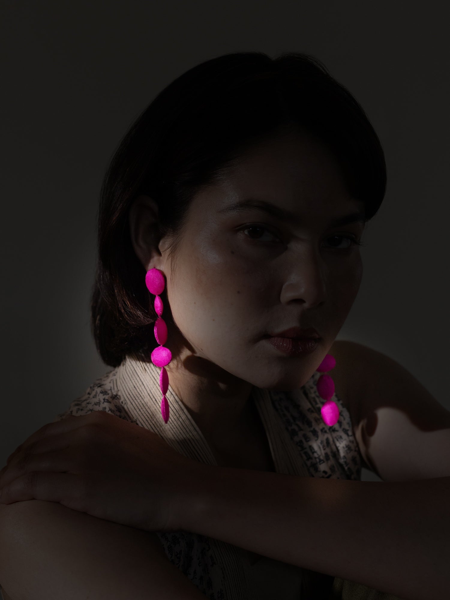 Fujimori Hot Pink Earrings
