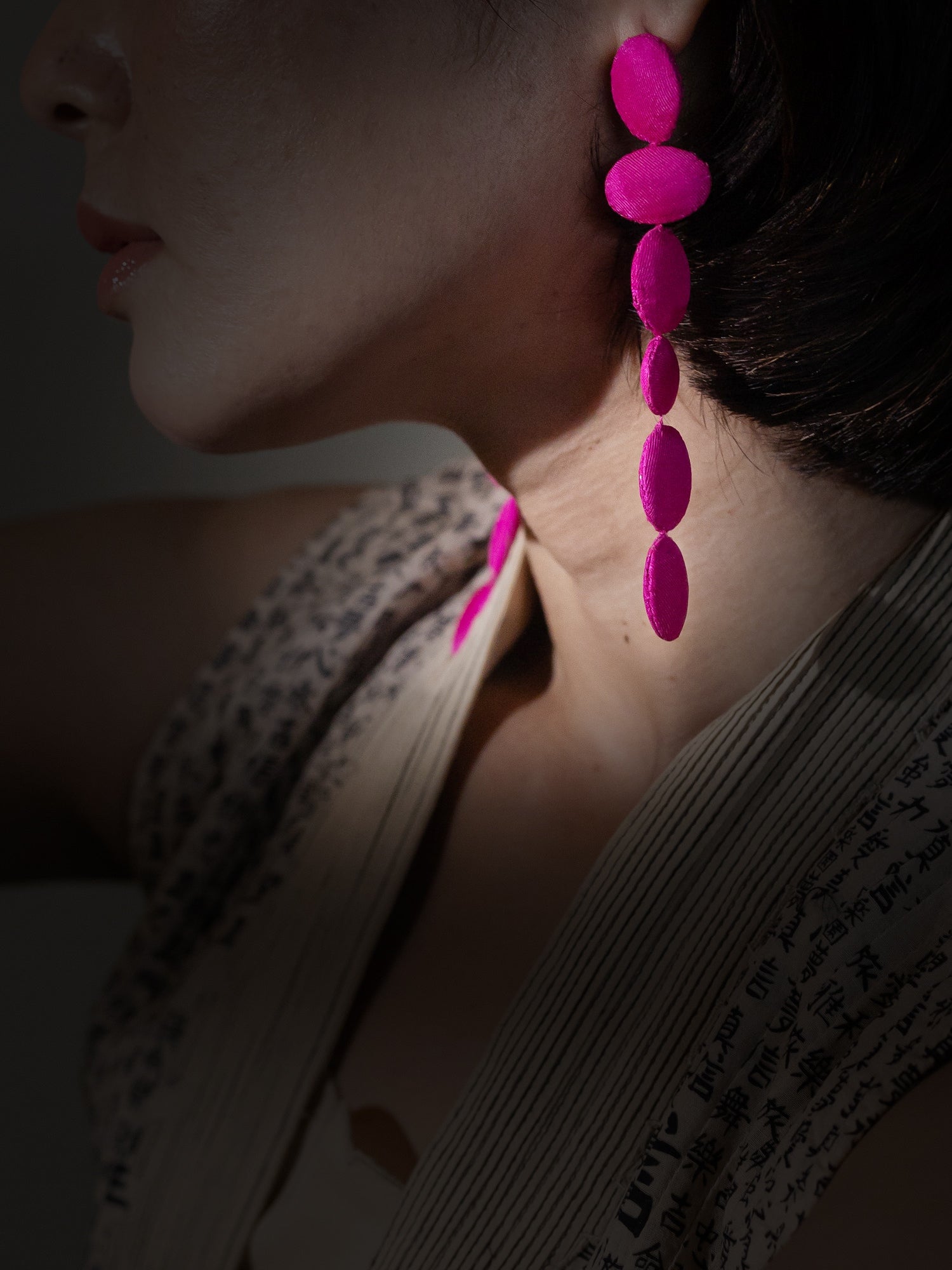 Fujimori Hot Pink Earrings