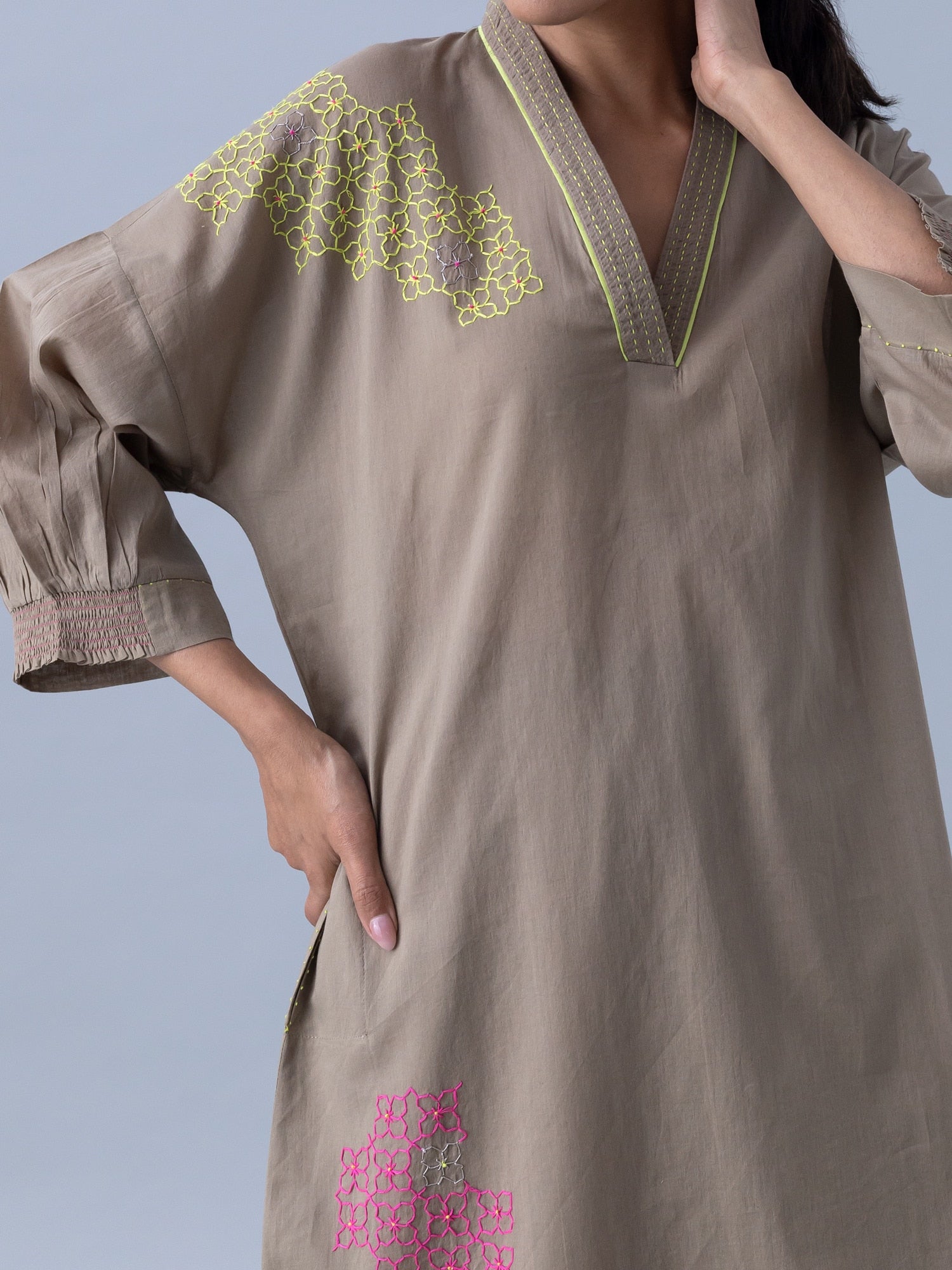 Chitrani Mud Kaftan