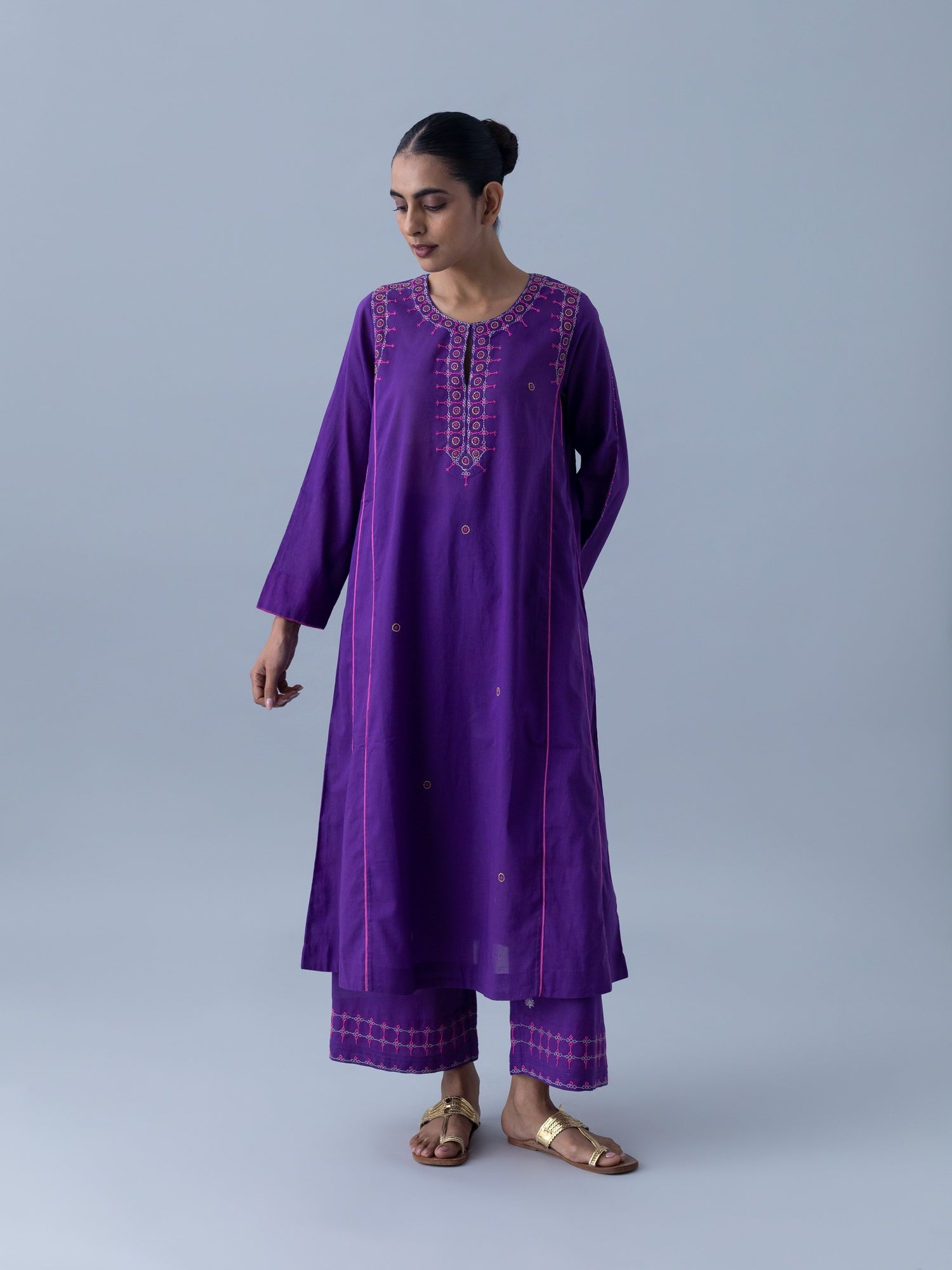 Mandira Purple Kurta