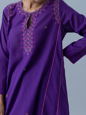 Mandira Purple Kurta