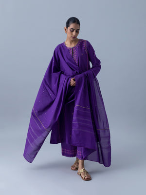 Mandira Purple Kurta