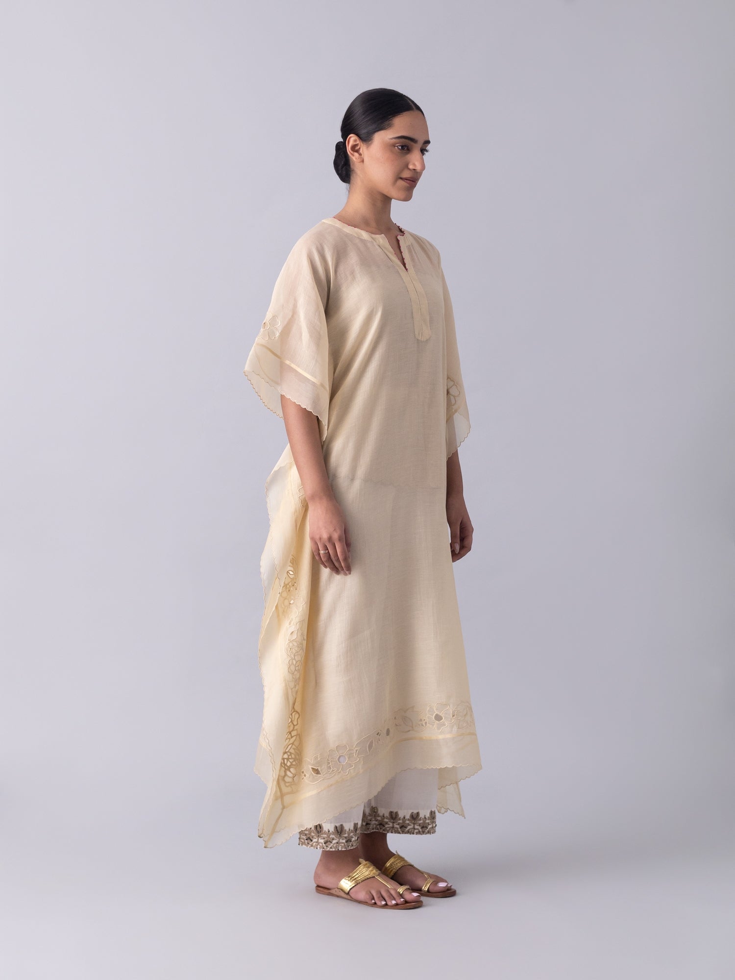 Garden Beige Kaftan