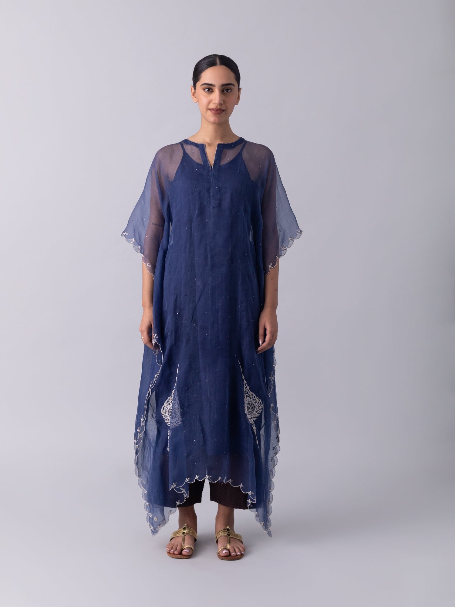 Mukur Blue Kaftan