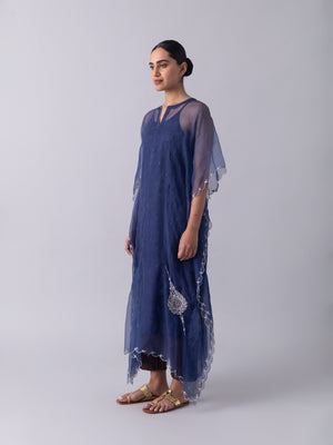 Mukur Blue Kaftan