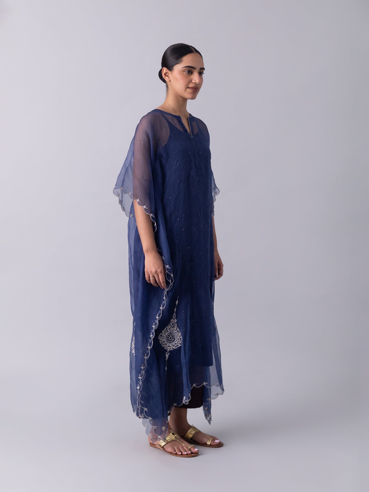 Mukur Blue Kaftan