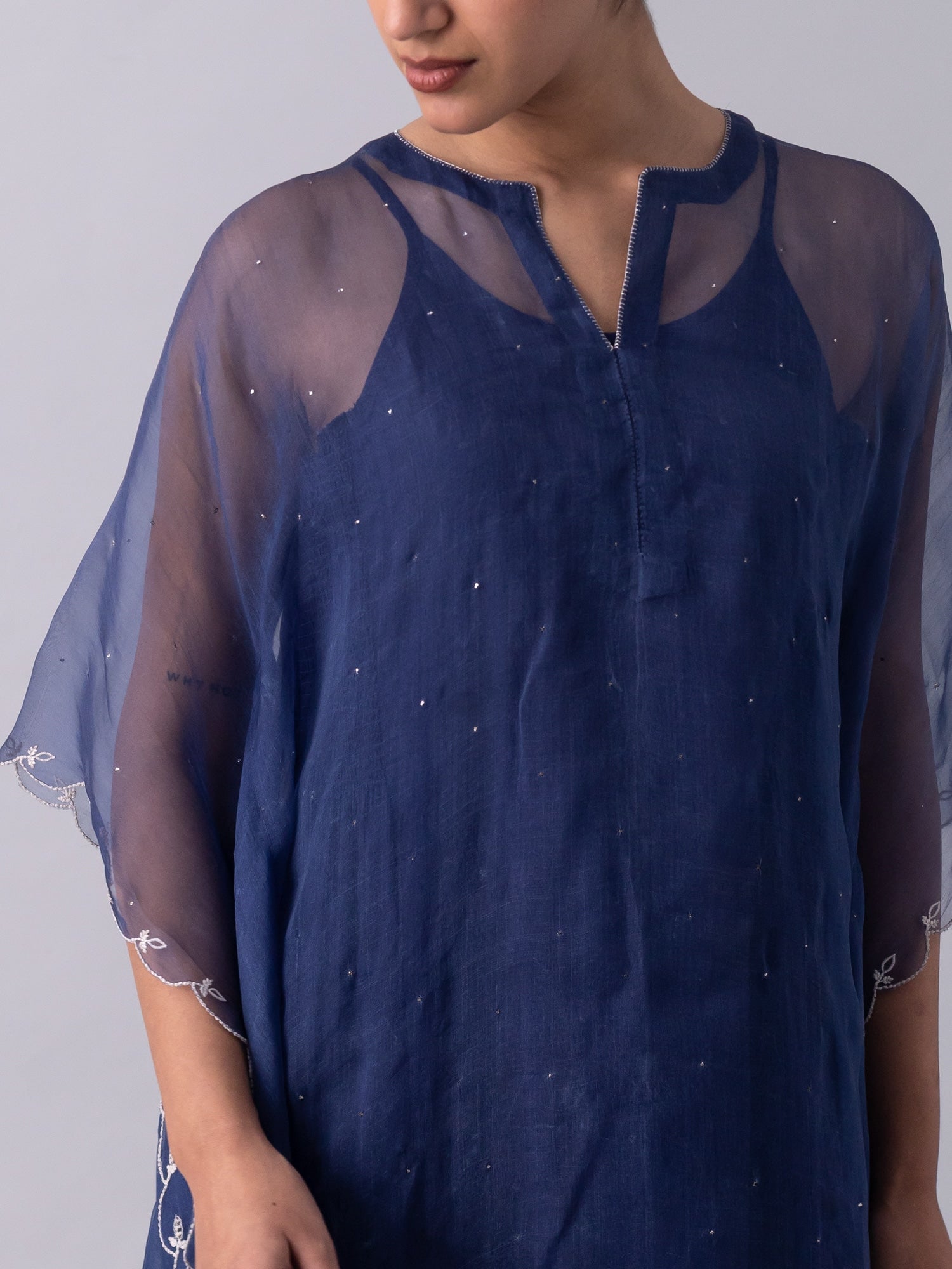Mukur Blue Kaftan