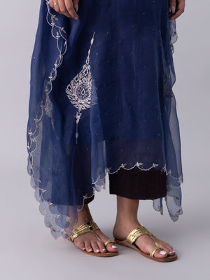 Mukur Blue Kaftan