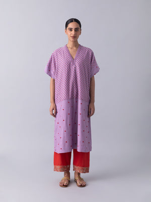 Nadiad Purple Kaftan