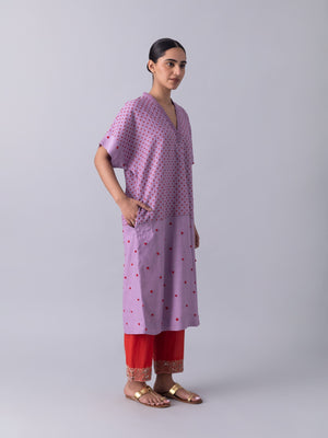 Nadiad Purple Kaftan