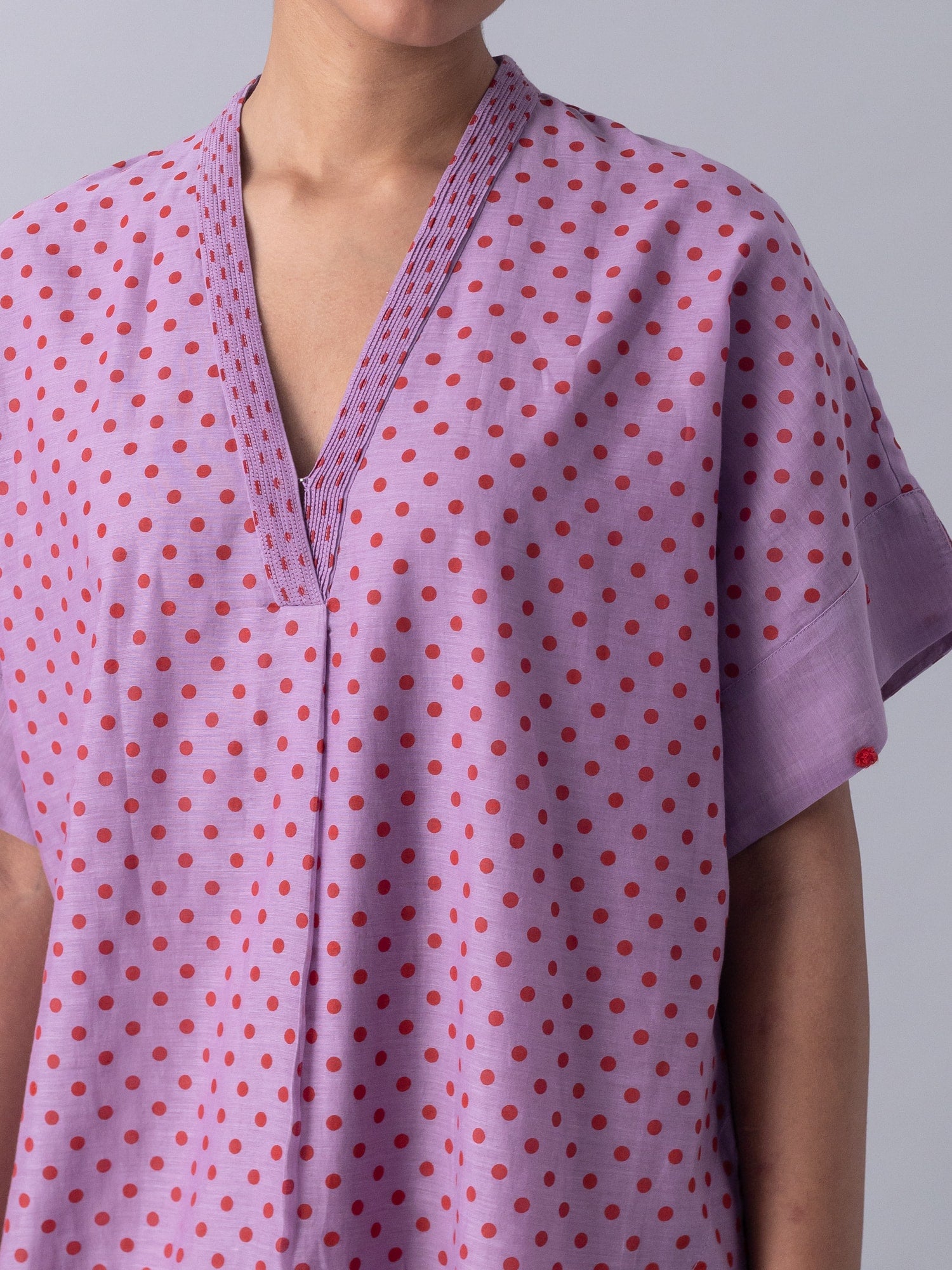 Nadiad Purple Kaftan